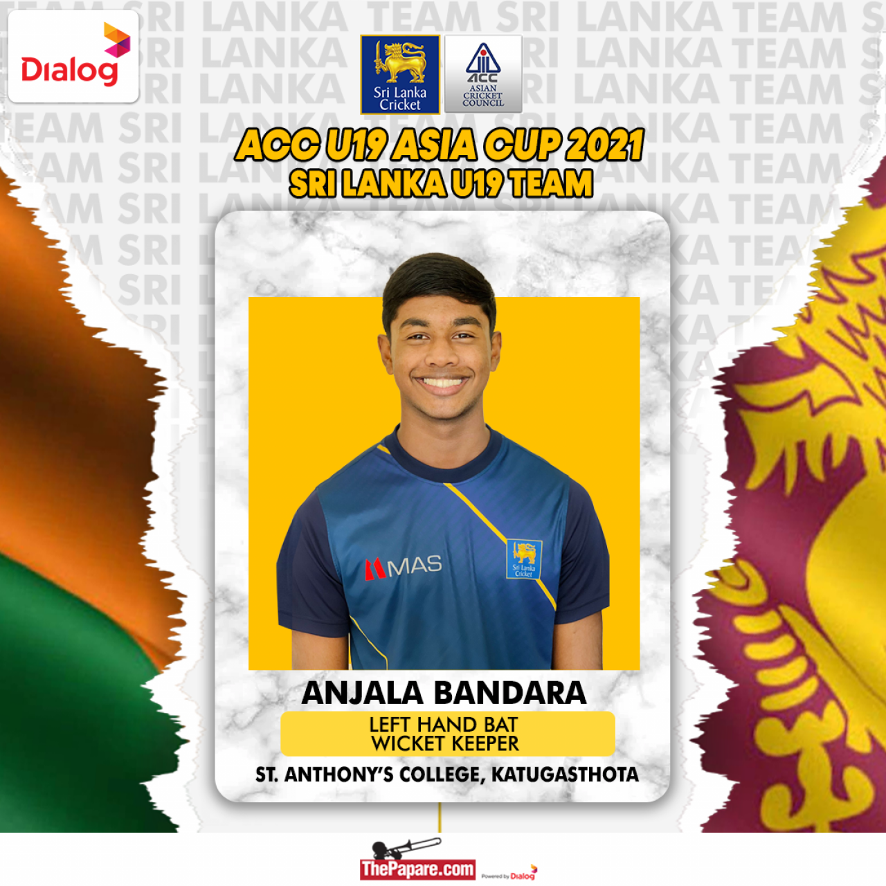 Photos - ICC U19 World Cup 2022 - Sri Lanka Cricket Team Preview