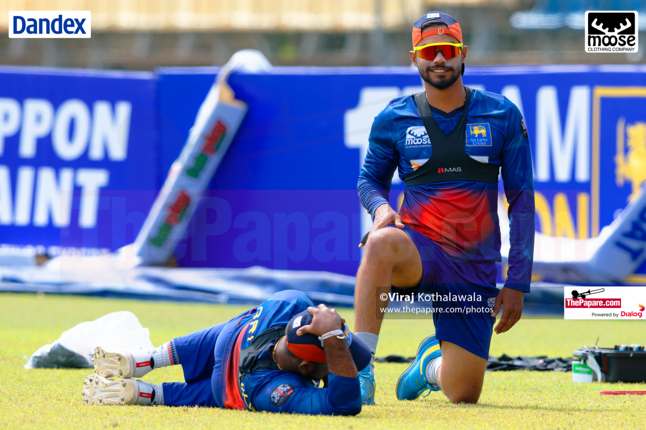 Sri Lanka team practice session ahead of 3rd ODI vs Afghanistan 